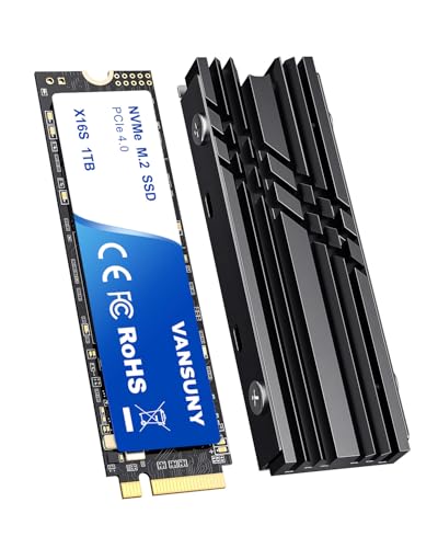 Vansuny 1TB NVMe M.2 SSD PCIe 4.0 Internal SSD Read up to 7000MB/s